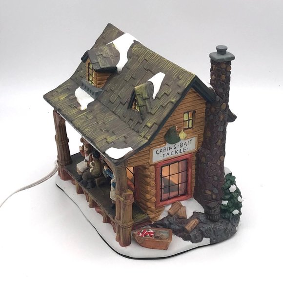 Vintage Santa's Workbench Collection Fisherman's Bluff Cabins - Picture 3 of 7